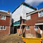Temporary Towers Scaffolding - Temporary Roof put up by Temporary Towers Scaffolding in Ashford