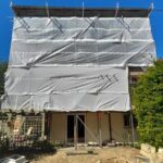 Temporary Towers Scaffolding - Temporary Roof put up by Temporary Towers Scaffolding in Sutton Valance